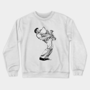 Saksofonist Crewneck Sweatshirt